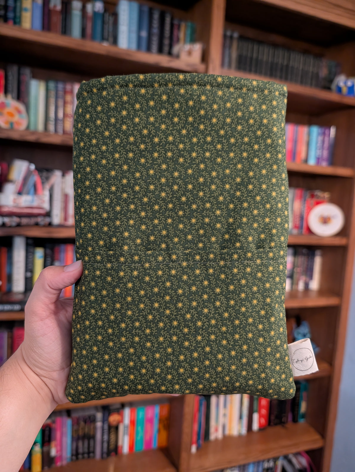 Yellow Flowers on Green - Book Sleeve