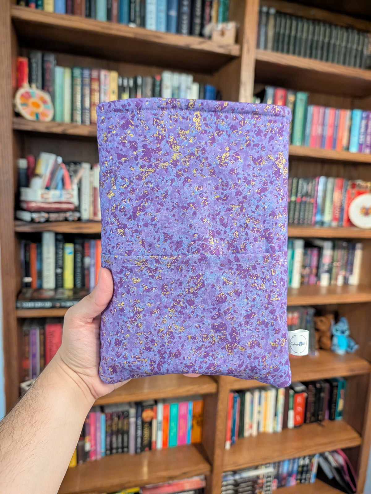 Purple with Gold - Book Sleeve