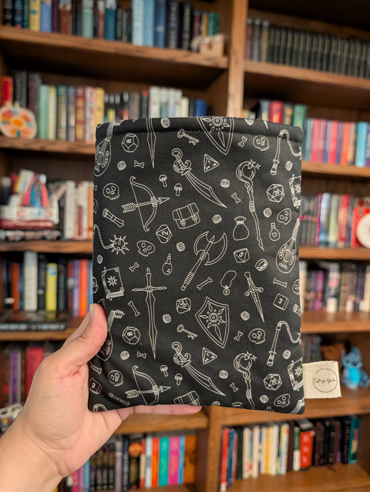 Dungeon Party (Black & White) - Book Sleeve