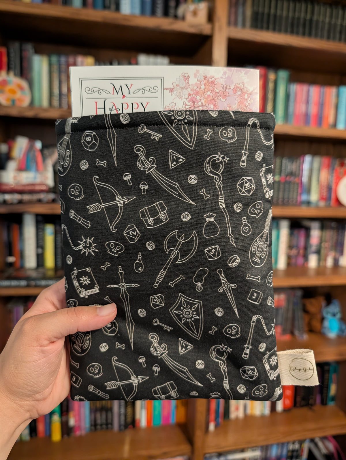 Dungeon Party (Black & White) - Book Sleeve