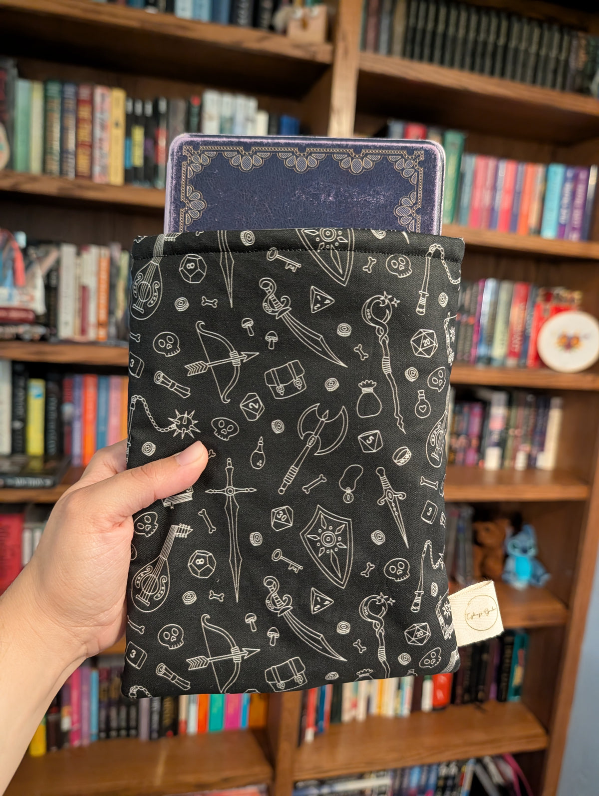 Dungeon Party (Black & White) - Book Sleeve