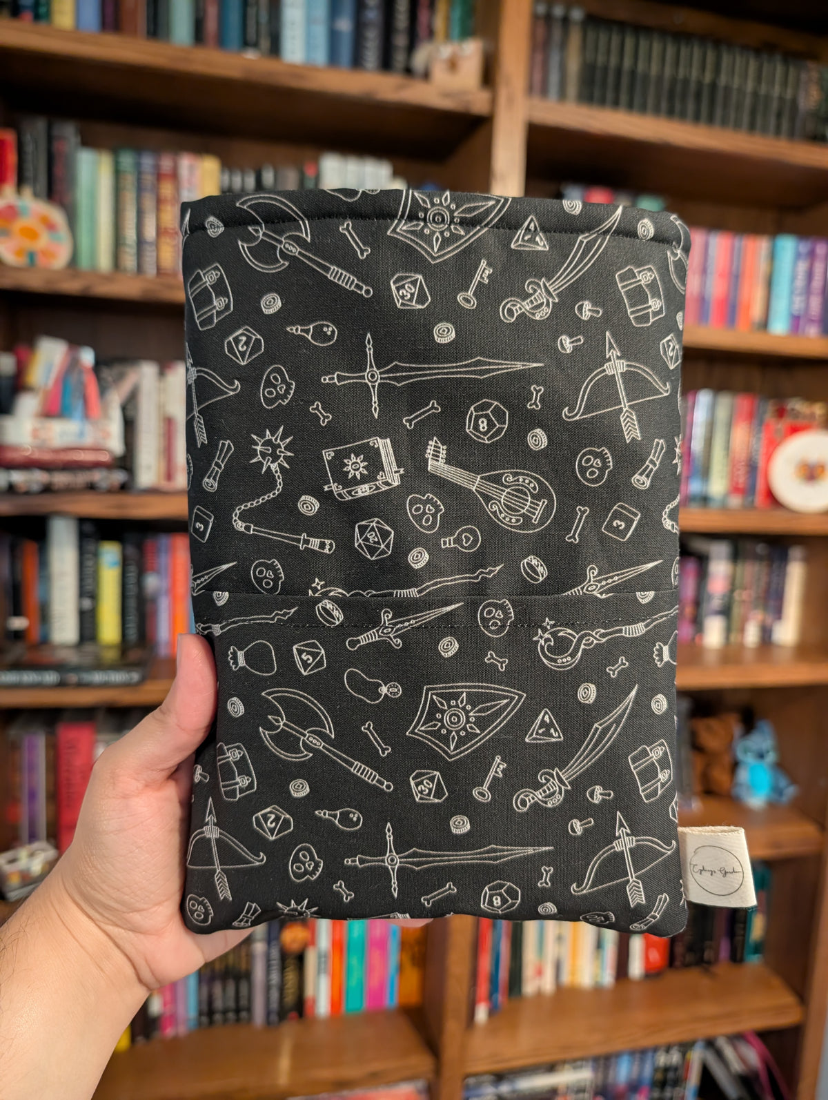 Dungeon Party (Black & White) - Book Sleeve