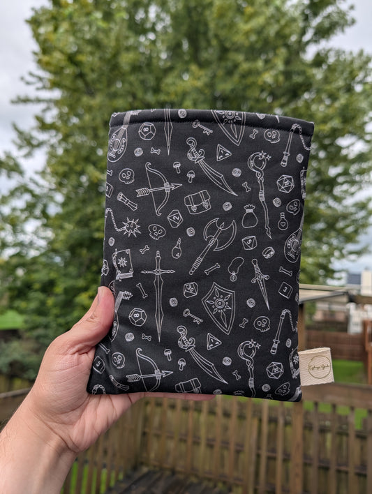 Dungeon Party (Black & White) - Book Sleeve