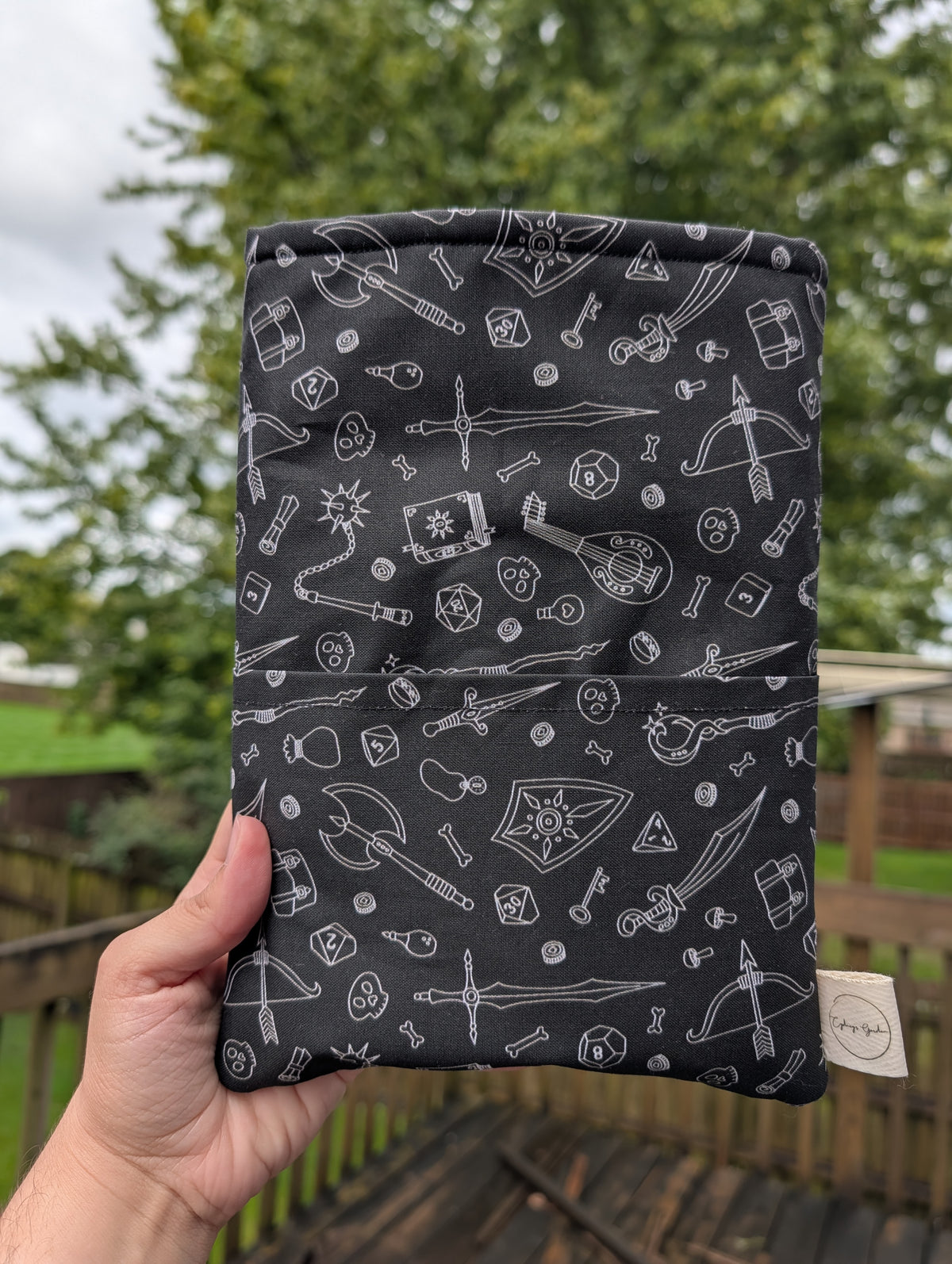 Dungeon Party (Black & White) - Book Sleeve