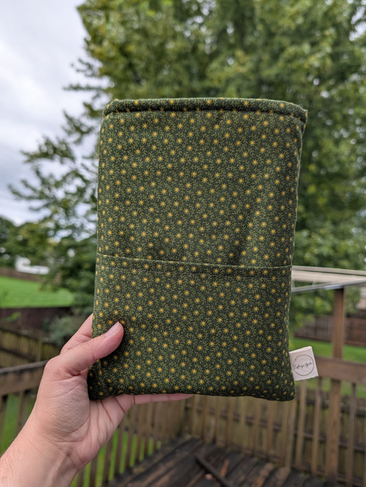 Yellow Flowers on Green - Book Sleeve