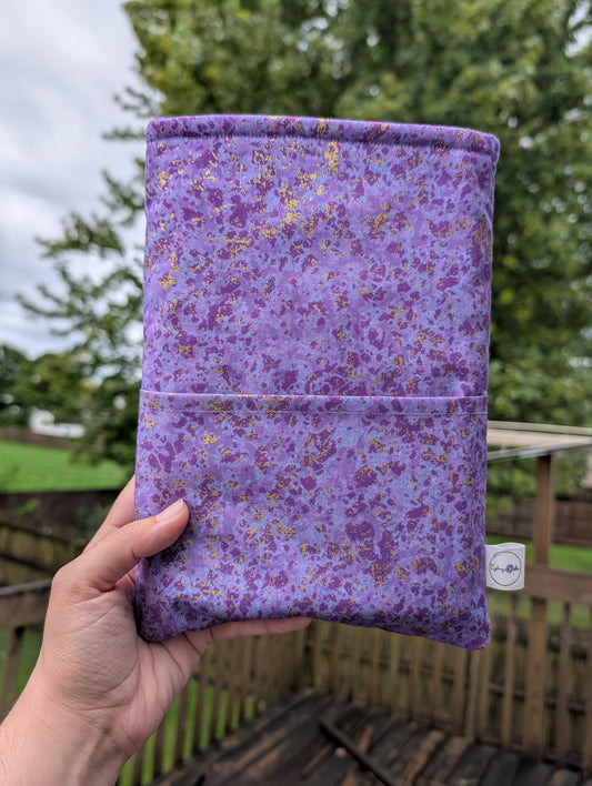 Purple with Gold - Book Sleeve